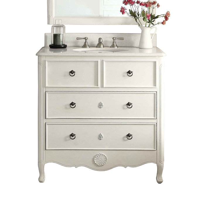 Ophelia & Co. Nallely 34'' Free Standing Single Bathroom Vanity with